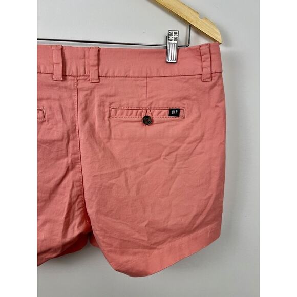 NWT Gap Chino Shorts Womens 10 Relaxed Mid Rise Girlfriend Nantucket Preppy - Picture 5 of 8